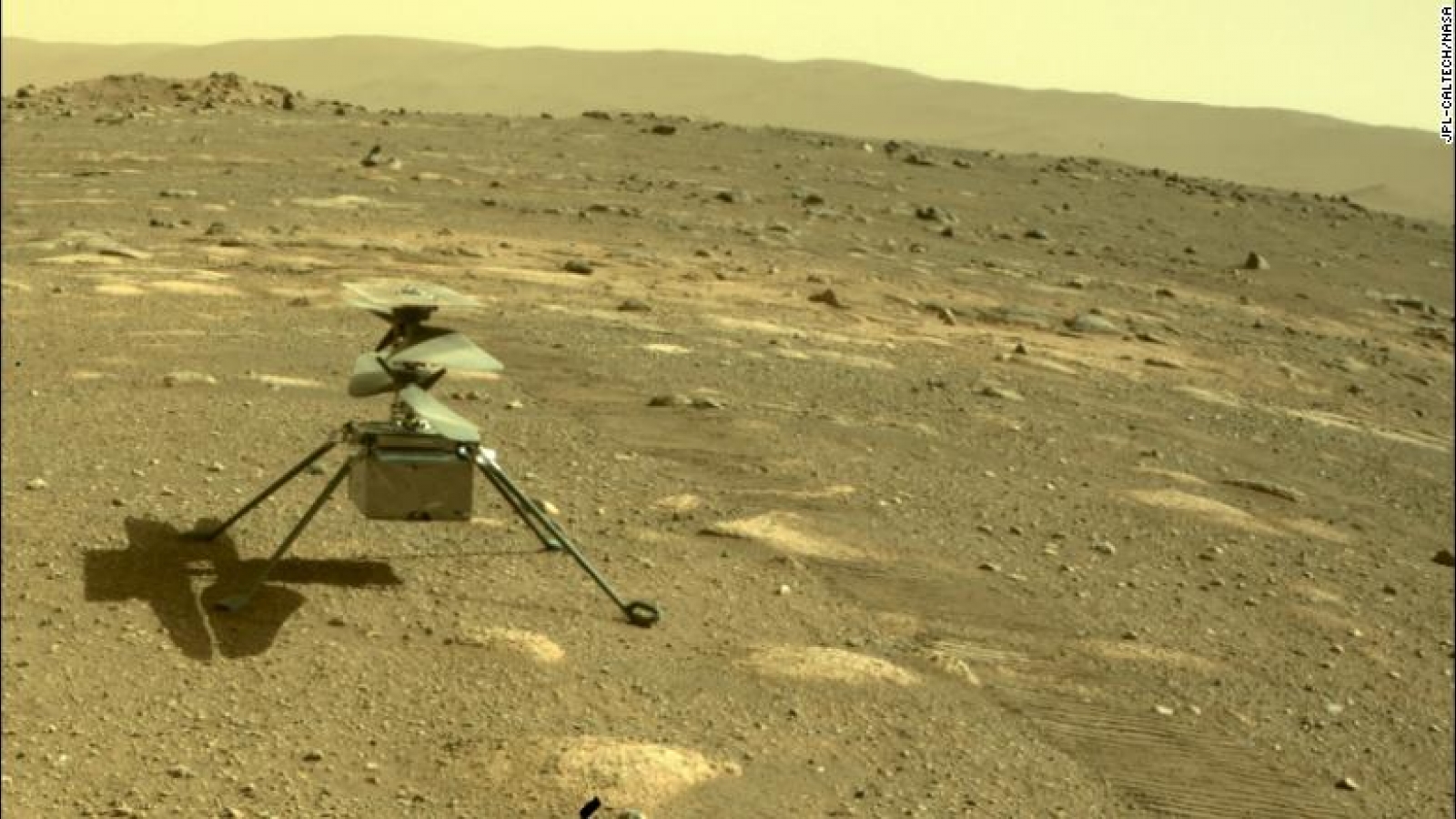 Trực thăng Ingenuity của NASA tạo ra kỳ tích đầu tiên trên sao Hỏa