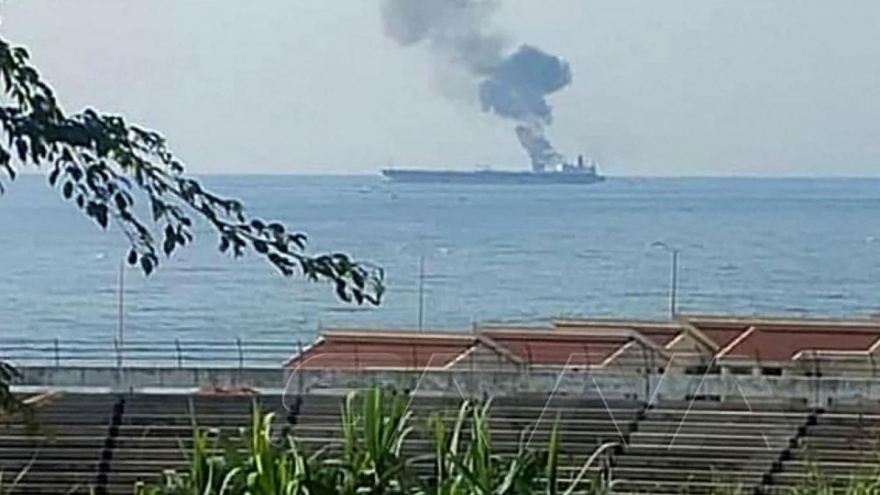 Một tàu chở dầu bị tấn công ở vùng biển ngoài khơi Syria