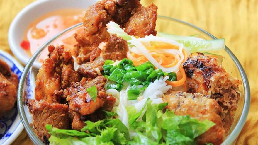 Danang-style rice vermicelli with grilled pork