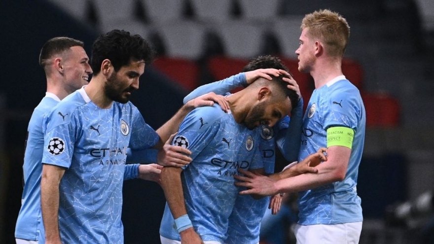 De Bruyne và Mahrez lập công, Man City ngược dòng ấn tượng trước PSG