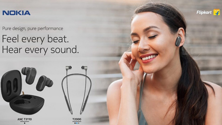 Nokia ra mắt tai nghe không dây khử tiếng ồn giá rẻ bất ngờ