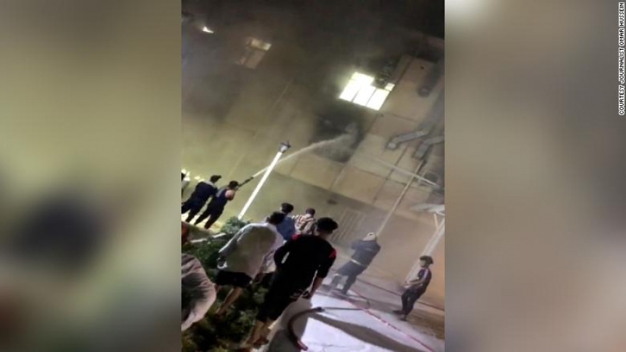 Cháy bệnh viện điều trị Covid-19 ở Iraq: Con số thương vong tăng lên gần 200