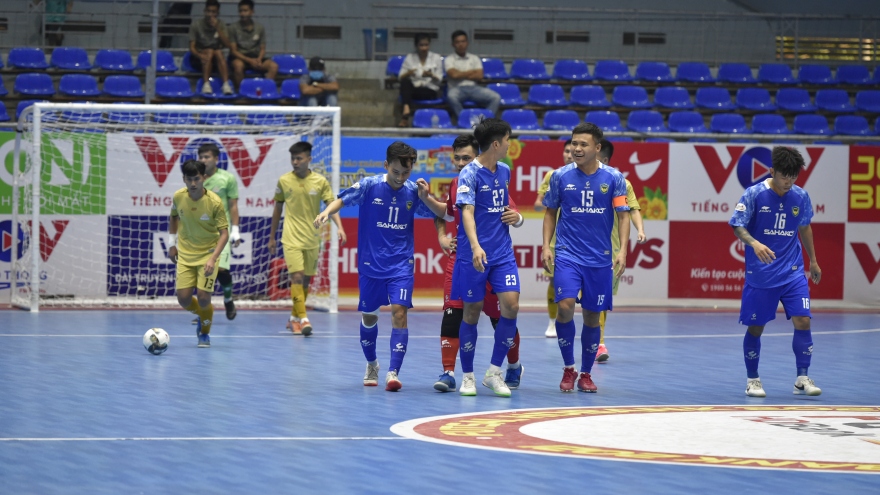 Giải Futsal HDBank VĐQG 2021: Sahako tạm chiếm ngôi đầu