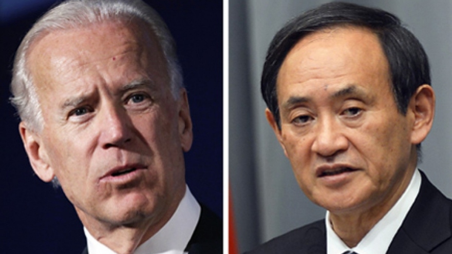 Mỹ, Nhật Bản củng cố quan hệ đồng minh dưới thời Joe Biden và Suga Yoshihide