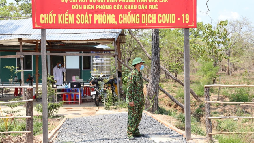Hơn 70 km giáp Campuchia, Biên phòng Đắk Lắk chốt chặn biên giới ngăn Covid-19