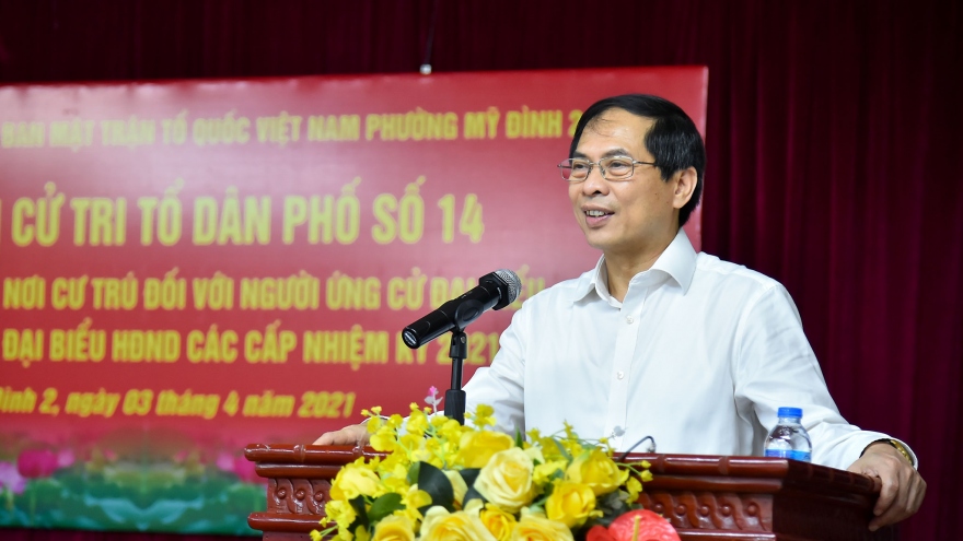 Cử tri nơi cư trú tín nhiệm giới thiệu ông Bùi Thanh Sơn ứng cử đại biểu Quốc hội khóa XV
