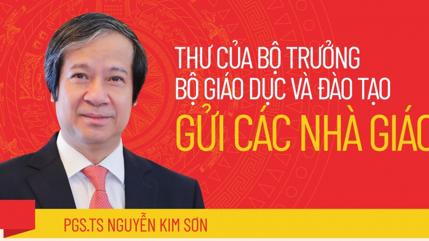 Tân Bộ trưởng Bộ GD&ĐT Nguyễn Kim Sơn gửi thư cho các nhà giáo
