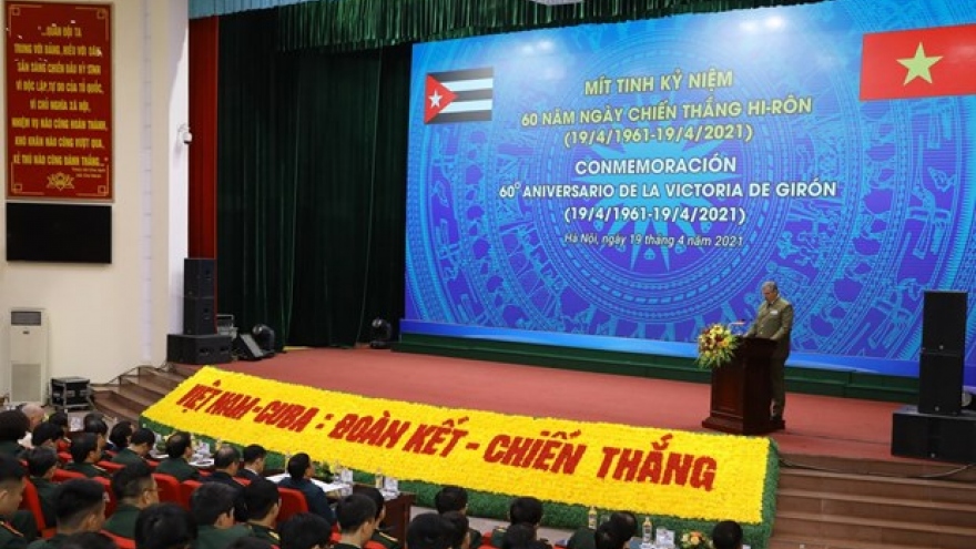 Hanoi ceremony marks 60th anniversary of Cuba’s Giron victory