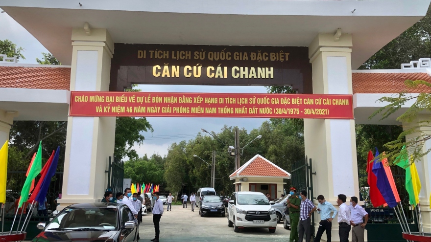 Bạc Liêu đón nhận Bằng xếp hạng Di tích Quốc gia đặc biệt Căn cứ Cái Chanh