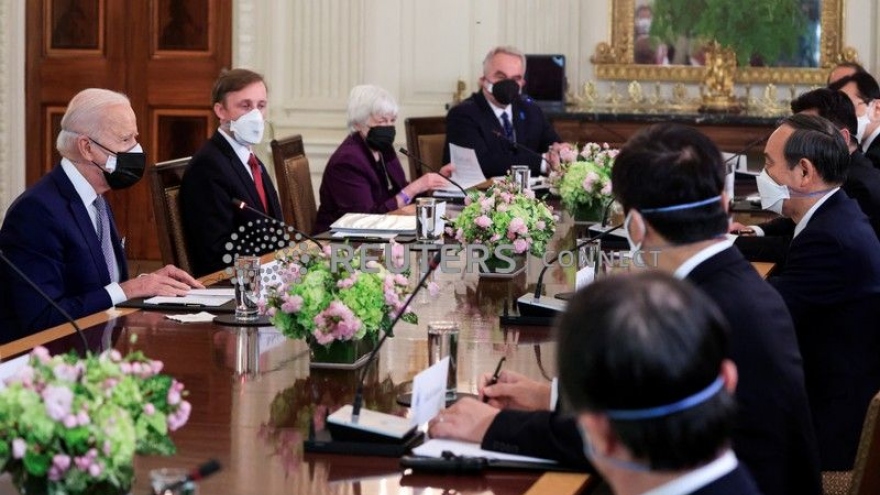 Tổng thống Mỹ - Nhật Bản họp báo chung