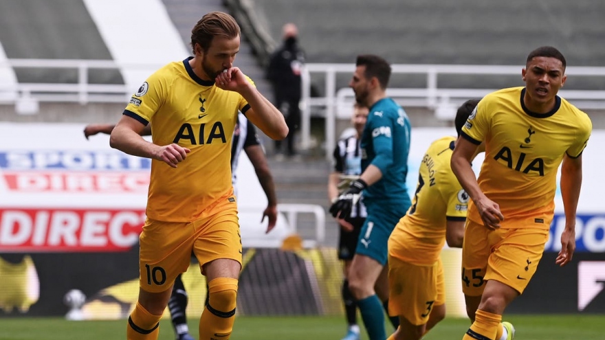 Harry Kane lập cú đúp, Tottenham vẫn bị Newcastle cầm chân