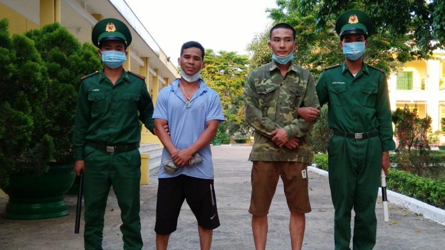 Biên phòng Kon Tum phát hiện 2 người nhập cảnh trái phép