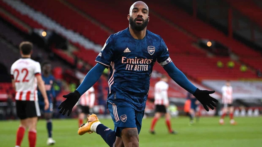 Thắng đậm Sheffield, Arsenal xua đi nỗi thất vọng ở Europa League