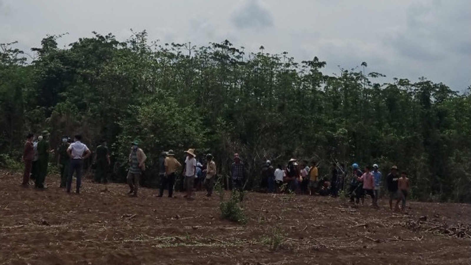 Phát hiện thi thể người đàn ông đang phân hủy trong vườn tiêu