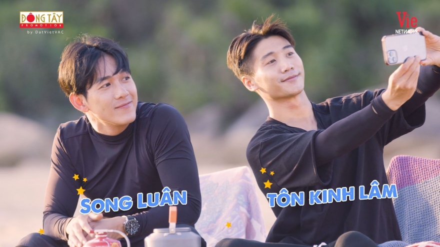 Song Luân "tình tứ" ngắm bình minh cùng "trai đẹp" Tôn Kinh Lâm