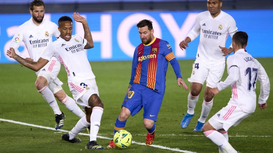 Siêu kinh điển Barca - Real Madrid xuất hiện ở Siêu Cúp Tây Ban Nha