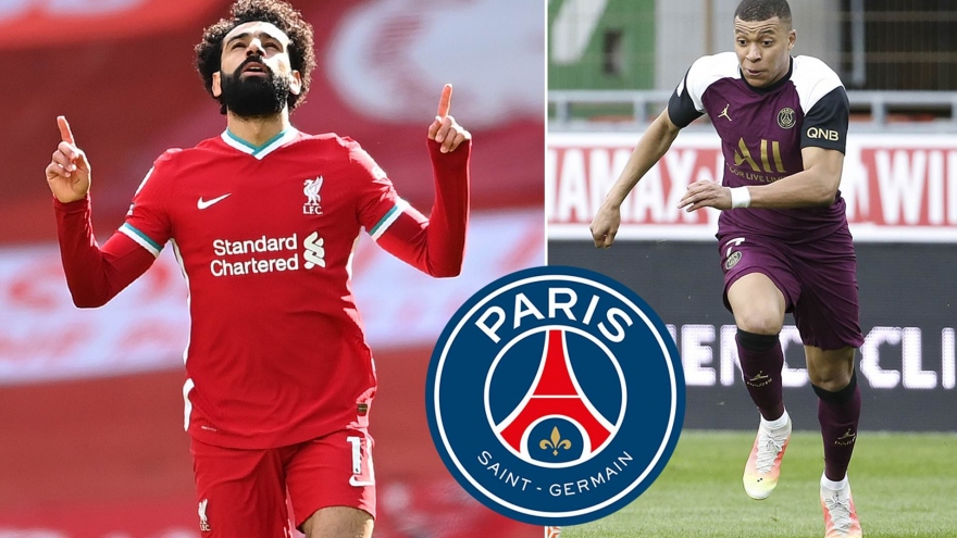 PSG sẽ chiêu mộ Salah nếu để mất Mbappe