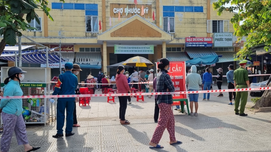 Chợ Đống Đa ở Đà Nẵng hoạt động trở lại