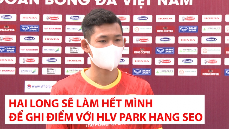 Hai Long quyết tâm ghi điểm với HLV Park Hang Seo