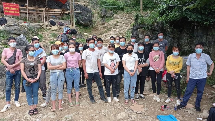 Bộ đội Biên phòng tạm giữ 31 người nhập cảnh trái phép