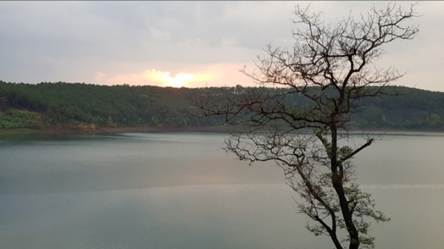 Bien Ho, a freshwater lake 800 meters above sea level