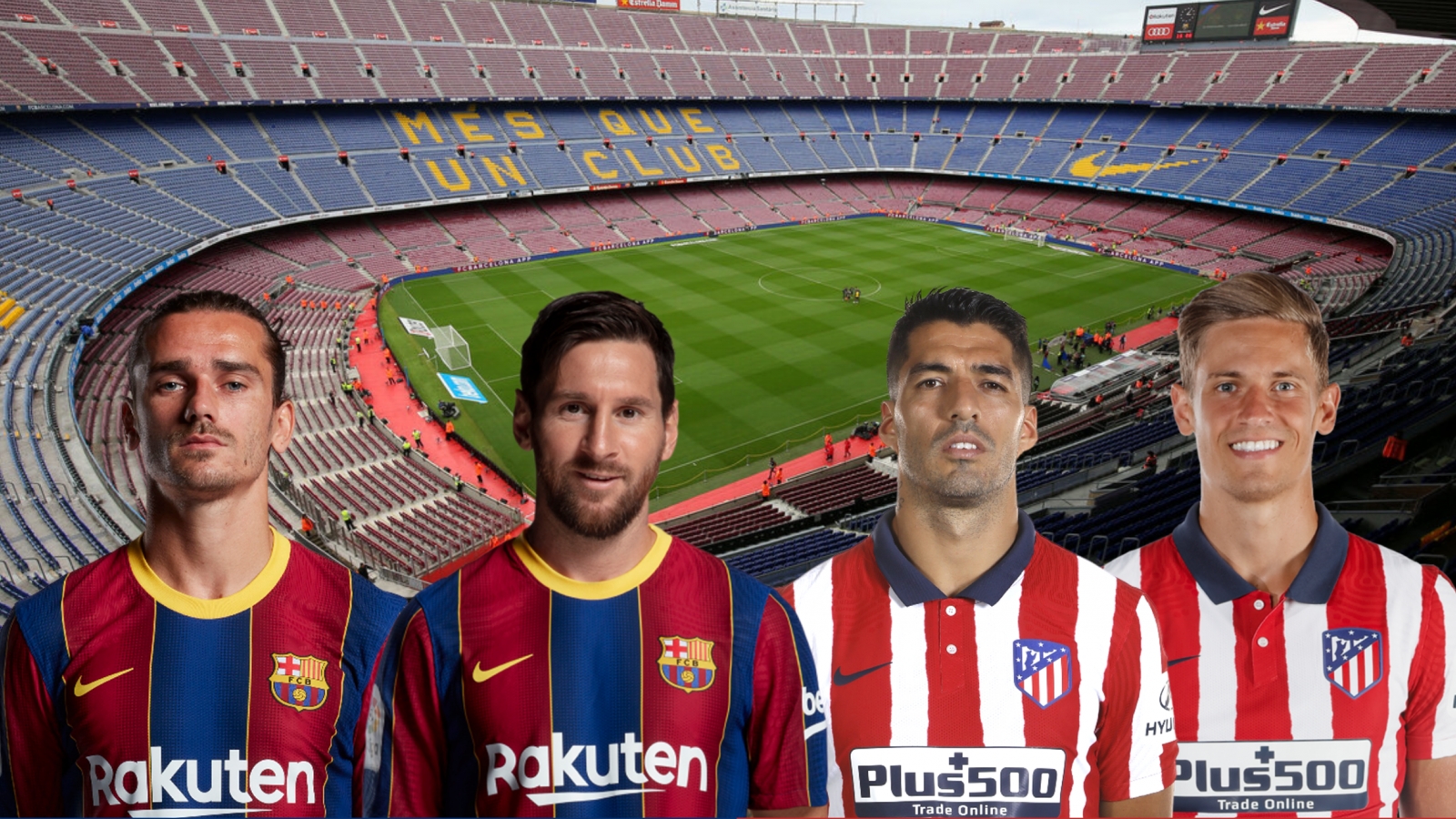 Dự đoán tỷ số, đội hình xuất phát trận Barca - Atletico Madrid