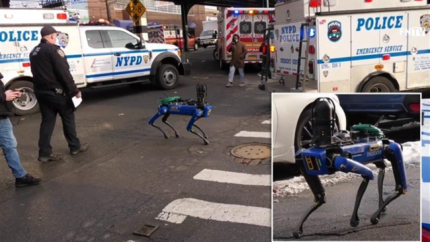 Chó robot tuần tra của cảnh sát bị dư luận phản ứng dữ dội
