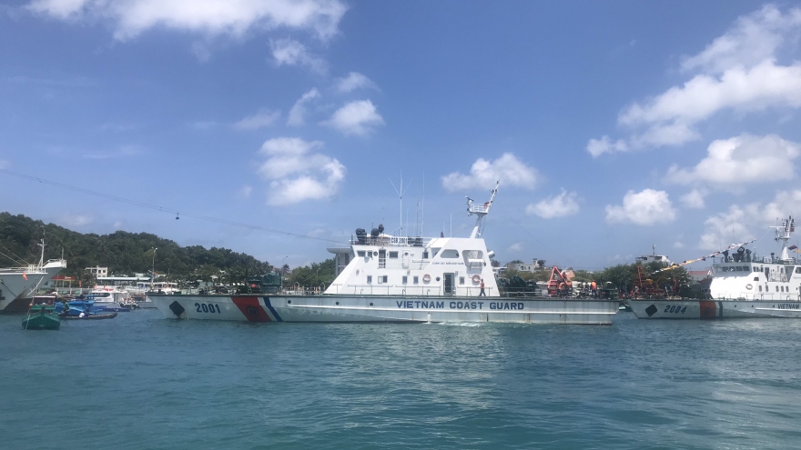 Cảnh sát biển chi viện siết chặt biên giới biển Tây Nam