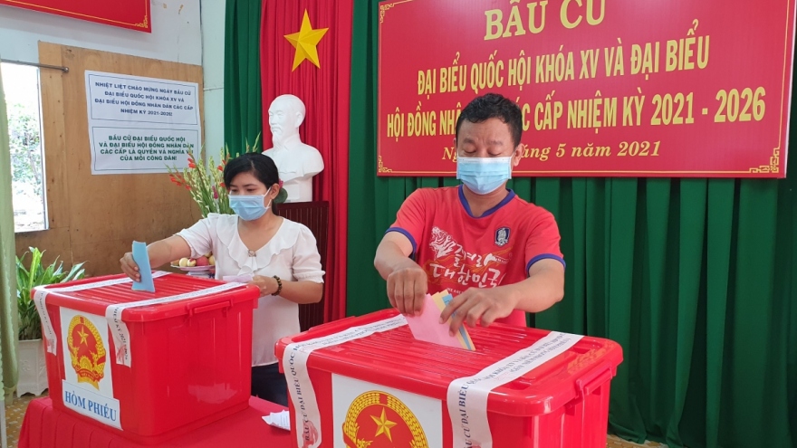 Đã có 98,43% tổng số cử tri đi bầu cử