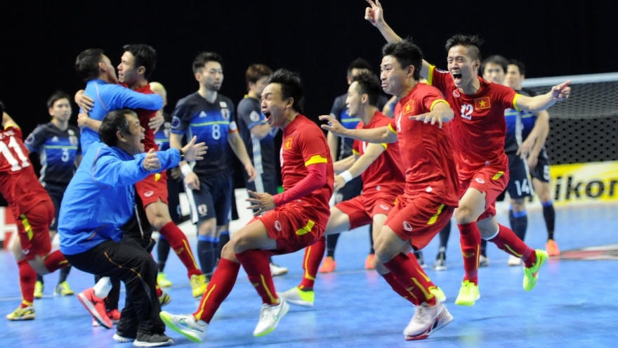 ĐT Futsal Việt Nam quyết tái lập kỳ tích World Cup