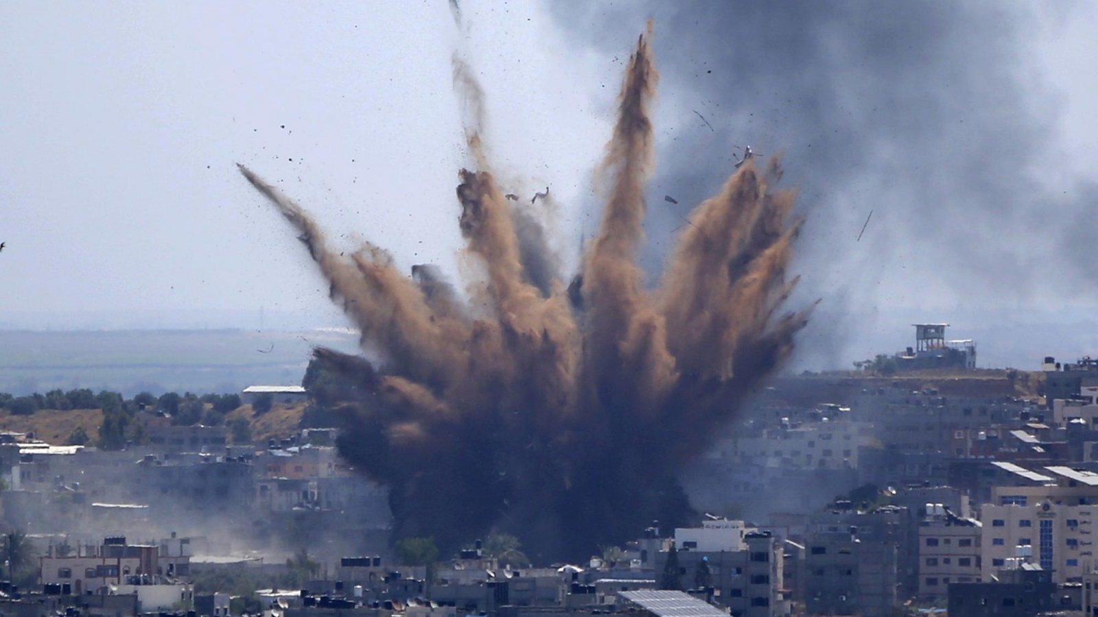 Khung cảnh tan hoang sau 1 tuần xung đột giữa Israel và Gaza