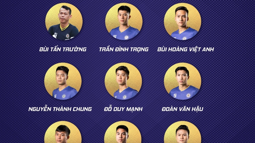 Hà Nội FC áp đảo ở danh sách ĐT Việt Nam, HAGL đứng thứ 2