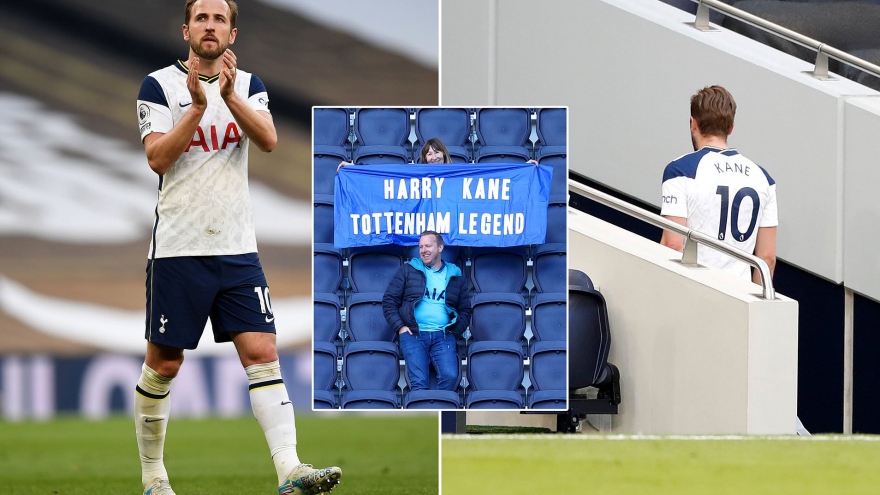 Harry Kane chào tạm biệt CĐV, chuẩn bị rời khỏi Tottenham