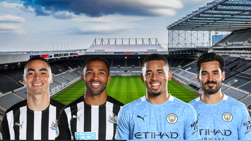 Dự đoán tỷ số, đội hình xuất phát trận Newcastle - Man City