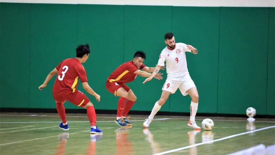 Cầm hòa Lebanon, ĐT Futsal Việt Nam chiếm lợi thế trên hành trình đến Futsal World Cup