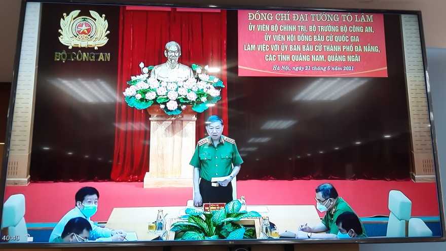 Đại tướng Tô Lâm: Bảo vệ an toàn tuyệt đối khu vực bỏ phiếu, hòm phiếu