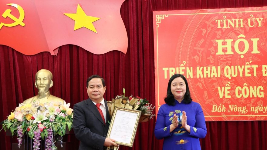 Ông Điểu K’Ré được điều động giữ chức Phó Bí thư Tỉnh ủy Đắk Nông