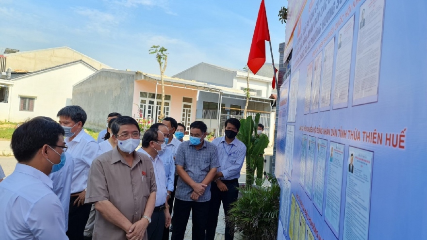 Phó Chủ tịch Quốc hội Nguyễn Đức Hải kiểm tra công tác bầu cử tại Huế