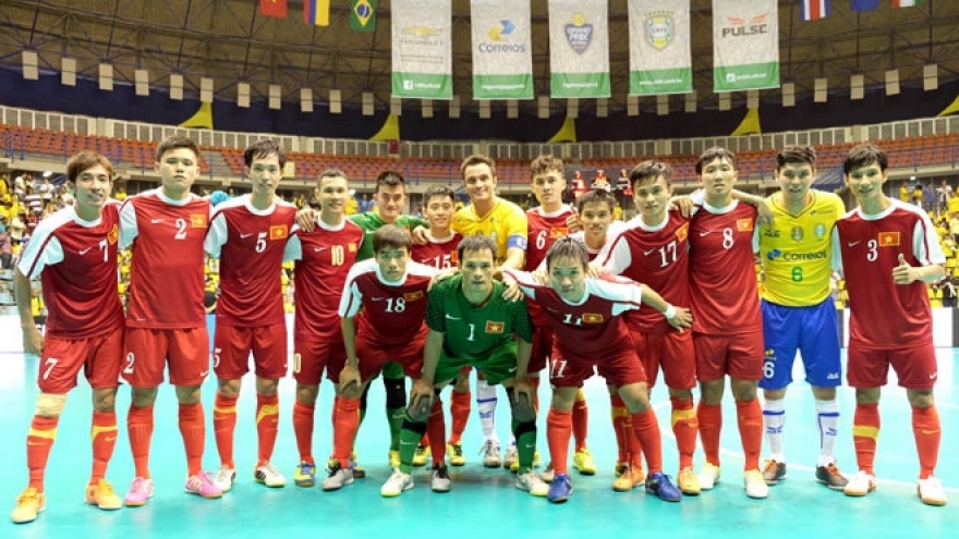 Vietnam vs Brazil in FIFA Futsal World Cup opener