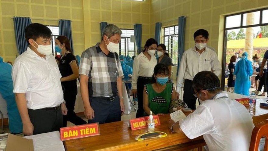 Lục Nam, Bắc Giang tiêm 8.500 liều vaccine COVID-19 trong đợt đầu