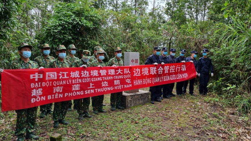 Bộ đội Biên phòng Việt Nam – Trung Quốc tuần tra song phương