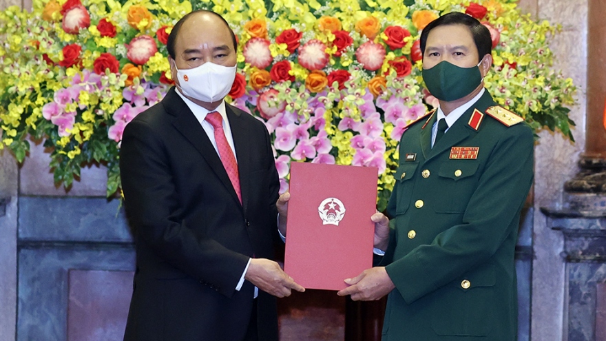 Thượng tướng Nguyễn Tân Cương giữ chức Tổng Tham mưu trưởng QĐND Việt Nam