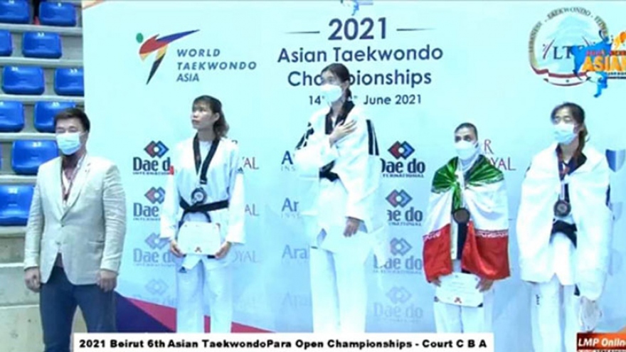 Vietnam wins silver at Asian Taekwondo Champs 2021
