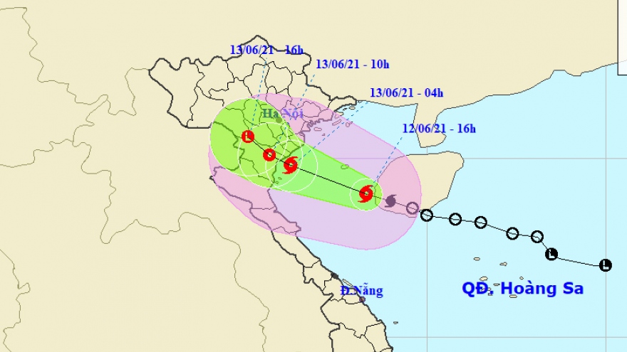 Bão số 2 cách Thái Bình, Thanh Hoá gần 300km