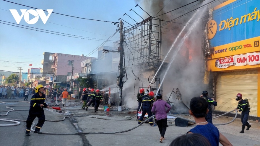 Phú Yên: Tìm người đã chứng kiến đám cháy cửa hàng điện máy để phòng, chống dịch Covid-19