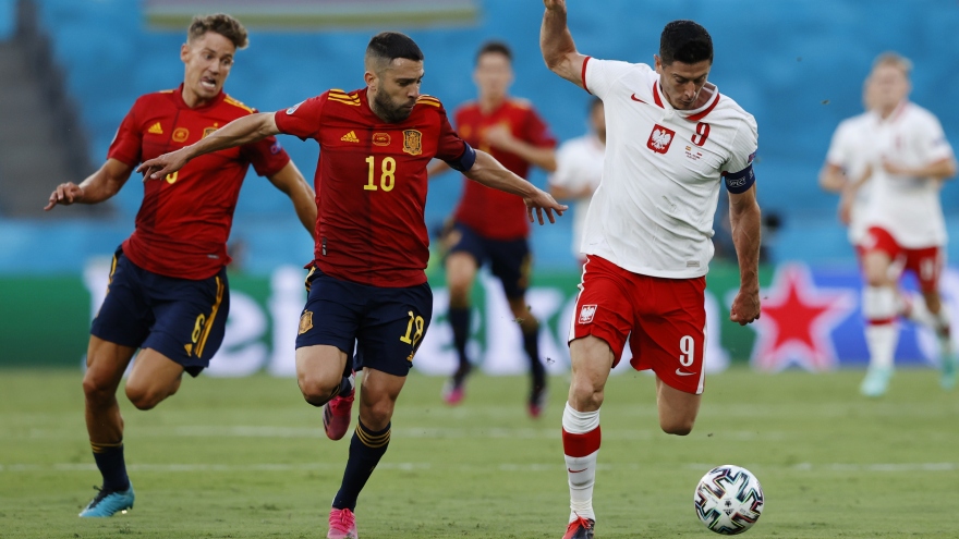 BXH các đội hạng 3 vòng bảng EURO 2021: Tây Ban Nha, Bồ Đào Nha lâm nguy