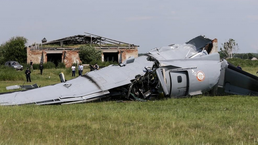 Rơi máy bay ở Nga, ít nhất 20 người thương vong