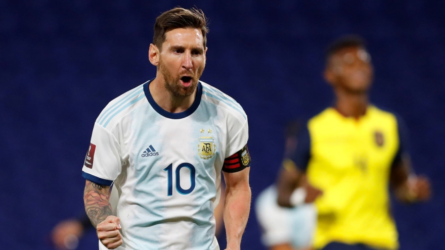 Messi "lĩnh xướng" đội hình Argentina đấu Chile ở vòng loại World Cup 2022 
