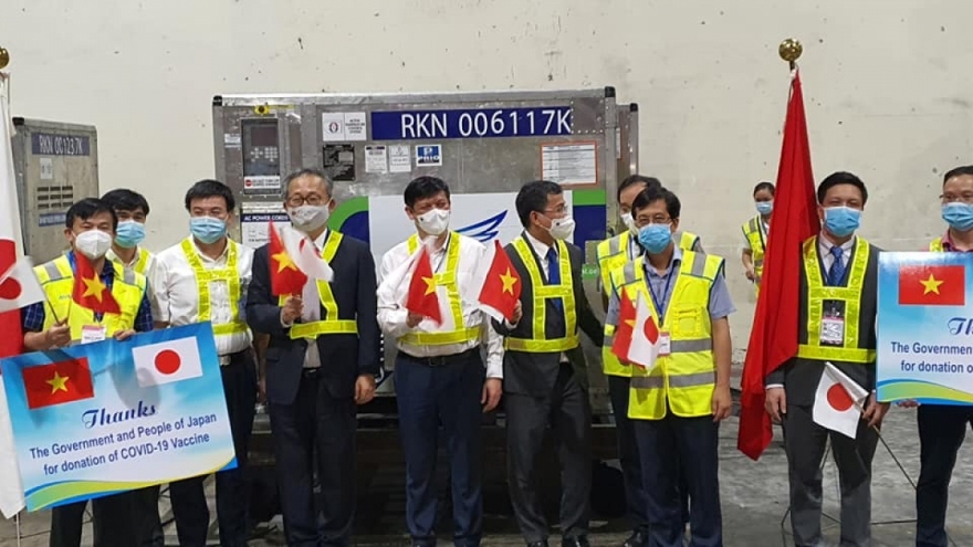 Nhật Bản tiếp tục viện trợ cho Việt Nam thêm 1 triệu liều vaccine AstraZeneca