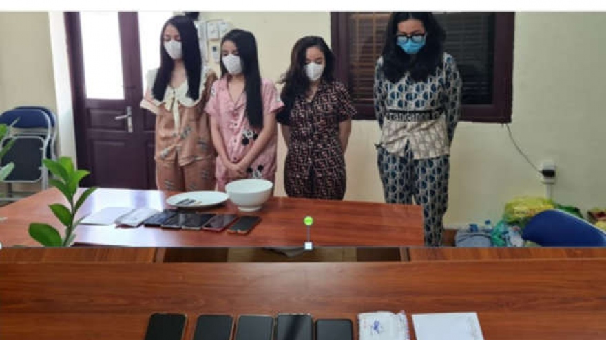 Bắt giữ 4 đối tượng nữ tổ chức "tiệc" ma túy tại Hải Phòng